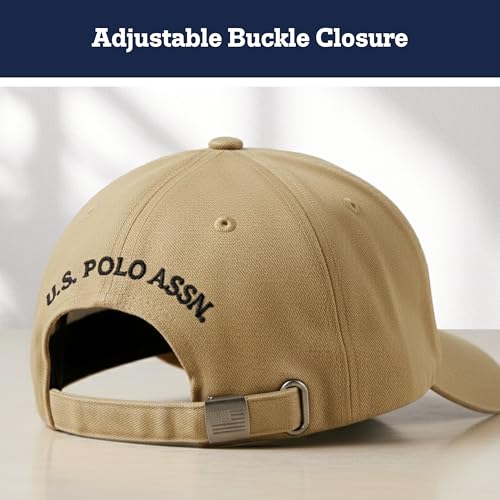 U.S. Polo Assn. Baseball Cap, 100% Cotton Adjustable Dad Hat with Small Pony Logo - Image 5