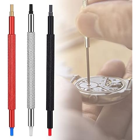 Watch Hand Presser, Watch Hand Removal Levers, Watchmaker Hand Remover, Watch Hand Pusher, Professional Watch Strap Repair Tool Kit Cover