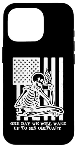 Anti Fascism Resist One Day We Will Wake Up to His Obituary X}zP[X iPhone 16 Pro p