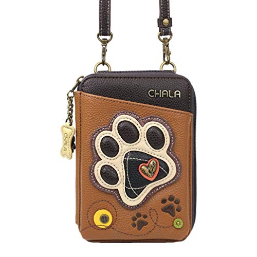 Chala Handbags Paw Print Wallet Crossbody Handbag - Convertable Strap, Dog Mom, Dog Lover2