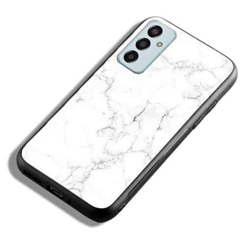 Image of COLORflow Back Cover Compatible with Samsung Galaxy F13 / M13 4G | White Marble | Shockproof TPU Bumper Cover with Camera Protection Back Cover