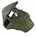 Tenoburian Tactical Airsoft Mask with Lens Goggles, Neck Protection Full Face Mask for CS Movie Props Paintball Cosplay