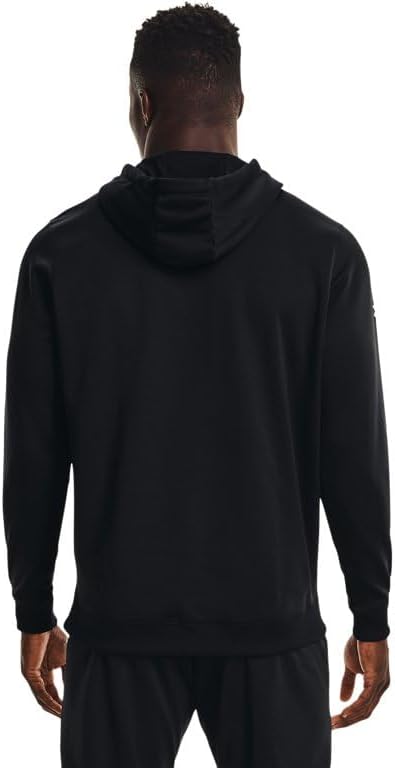 Under Armour Fleece Storm Mens Hoodie L Black-white