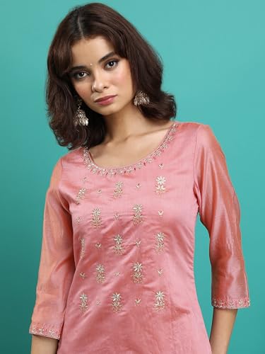 Image of Vishudh Women's Kurta | Comfortable Ethnic Wear for Daily Use | Lightweight & Breathable Indian Top