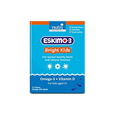 Eskimo-3 Bright Kids Fish Oil - Nutri Advanced - Jelly Splats 27 Servings Cover