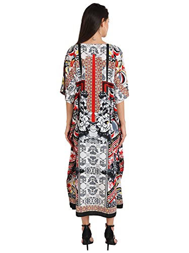 Image of Miss Lavish London Women's Kaftan- Kaftan Dress for Casual, Party, Evening, Vacation and Everyday Wear