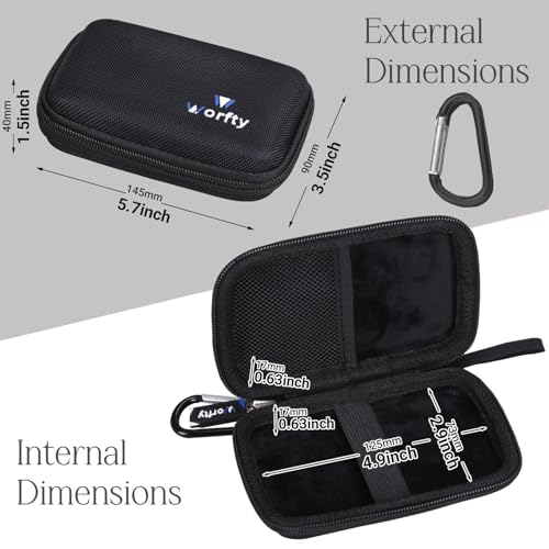 worfty Case for INIU Ultra Slim 10000mAh(P41)/ INIU 45W Power Bank 10000mAh(P41L)/ Anker Nano Ultra-Slim 5,000mAh Magnetic Power Bank - Travel Protective Carrying Storage Bag - Image 3
