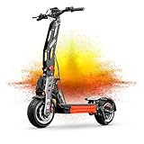 HEZZO F9 Electric Scooter for Adults, 12' Fat Tire Off Road, Max 50mile Range, 56mph Power by 8000W 4000W Dual Motors, Folding Commuting E Scooter, 60V 40Ah Powerful Battery