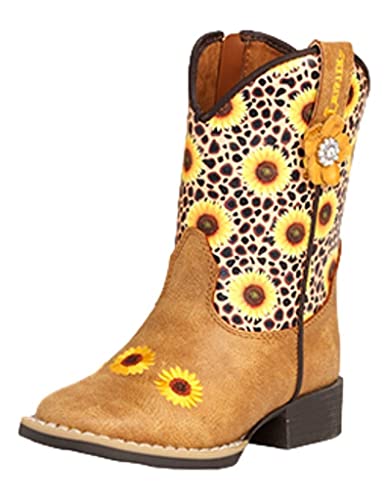 TW?STER Girl's Sunnie Style Toddler Boot (Tan, Size 07)