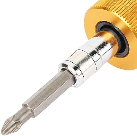 Hyuduo Preset Torque Driver Precise Torque Screwdriver Adjustable Threaded Fasteners Tighten Workpiece Driver 0.5-3Nm Hex Socket RTD-3 Torque Wrench for Assemble and Repair