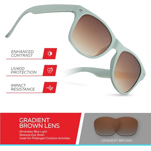 Image of Retro Rewind Kids Sunglasses for Boys Girls Age 3-12 - Shatterproof UV400 Toddler Children Sun Glasses