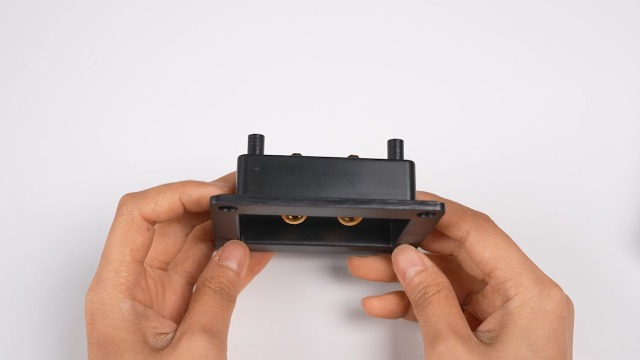 2 Pezzi Terminali Posteriori Per Casse Speaker - Connettori A Banana 90x78mm Per Cabina Legno - Foto 5