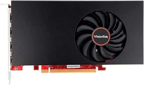 Visiontek Radeon Rx 550 4Gb Gddr5 4K Monitor Graphics Card, 4X Hdmi Outputs, Radeon Freesync 2, Pci Express 3.0, Directx 12, Bus-Powered - 901459 #TOP2