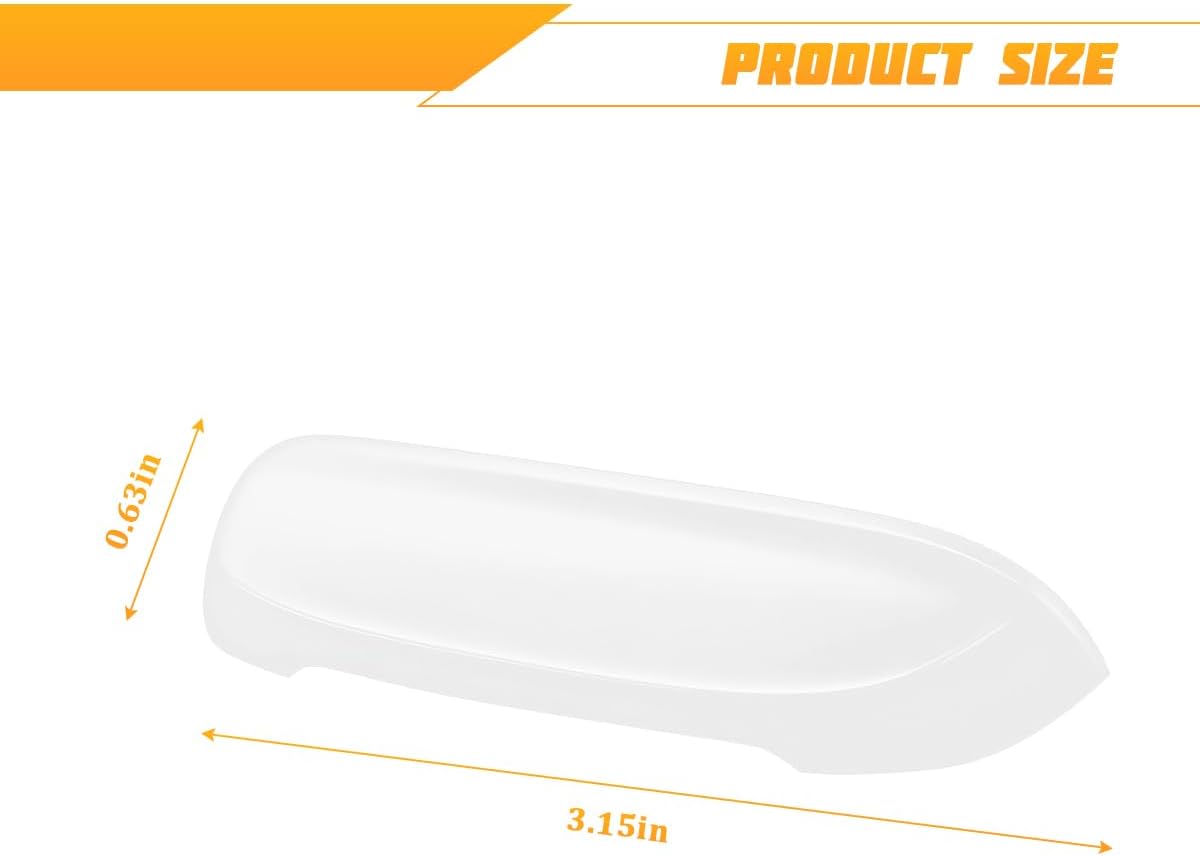 Car Rear View Camera Cover, Silicone Vehicle Reverse Camera Anti-Rain Protective Sticker, Stain-Resistant Automotive Backup Cam Modification Protector Cover, Universal Truck SUV Van (White1) image 2