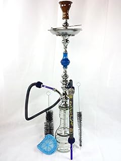 100% Authentic Km Hookah 36" Shisha Khalil Maamoon Hookah Kahramana Single Pear