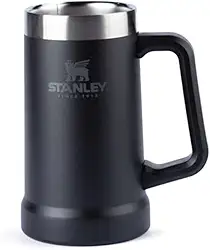 Stanley - Caneca Térmica de Cerveja Isolada, Portátil, Durável, para Manter Bebidas Frias, 709 ml, Matte Black
