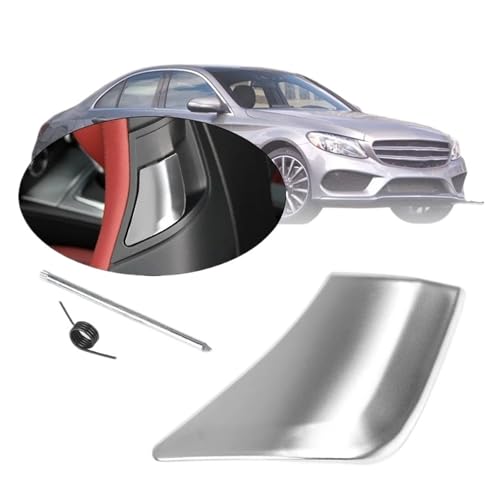 Manija inferior de asiento para Mercedes Clase C W204 y E W207 plata mate lado izquierdo