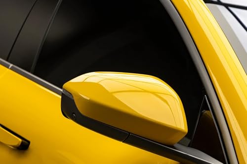 Image of LZLRUN High Gloss Vinyl Realistic Paint Wrap Roll Car Sticker Film Decal Bubble Free Come with Installation Tool Set (Yellow, 2Inch x 30ft)