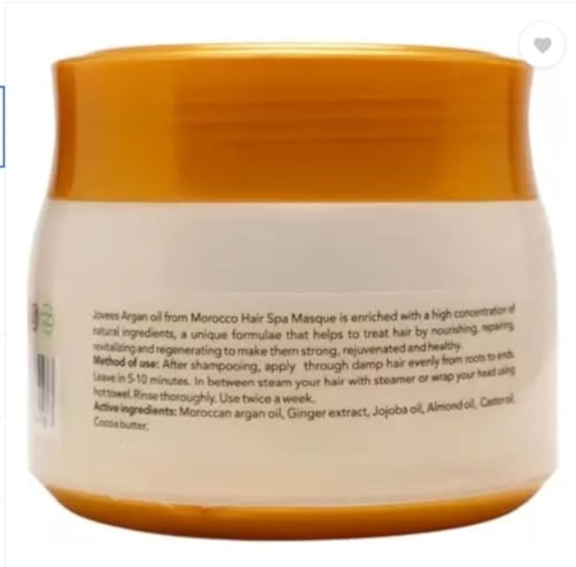 Herbal Argan Oil Hair Spa Masque, Intense Moisturizing