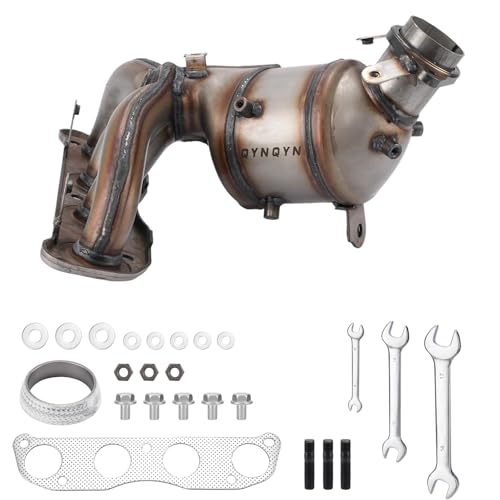 QYNQYN Front Exhaust Manifold Catalytic Converter Kit Fit ForDirect-Fit Compatible with Nissan Sentra 2009-2012 Sentra 2013-2018 L4 2.0L 1.8L Replace 641432 16704 (EPA Compliant)