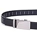 Riccho Men's Genuine leather Ratchet automatic Buckle Belt 1.3