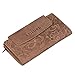 Produktbild STILORD 'Lorelai' Portemonnaie Damen Leder Groß Frauen Geldbörse Reißverschluss Vintage Portmonee Quer Elegant und Stilsicher, Farbe:Natur - braun