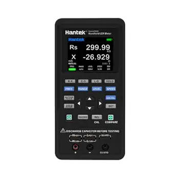 1833C LCR Meter Hantek Handheld LCR Meter, 0.30% Accuracy,0.3/0.6 Vrms with 10 Typical Test Frequency