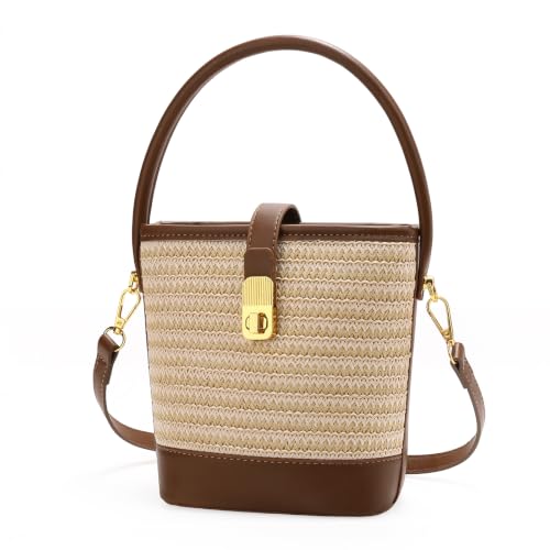 Straw Bucket Bag