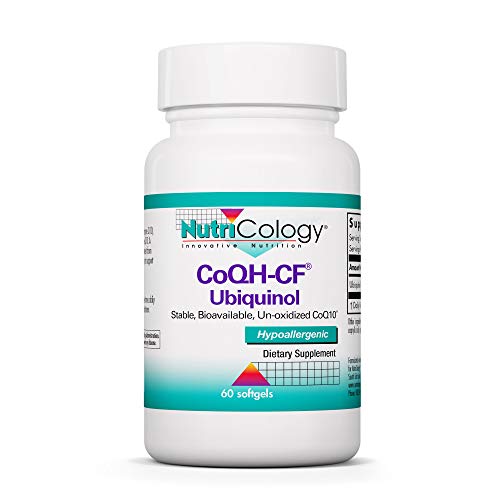 Nutricology Coqh-Cf Ubiquinol - Coq10 Antioxidant, Stable, Bioavailable - 60 Softgels #TOP30