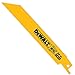 DEWALT DW4812 4-Inch 24 TPI Straight Back Bi-Metal Reciprocating Saw Blade (5-Pack)