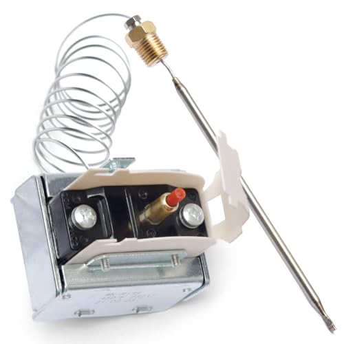 Kontrollexperten PP10084 High Limit Thermostat Switch for Pitco Fryer - 1/4" Thread MPT Stuff Box, 450°F/230°C Safety Rating, Ideal for VF35, MGII, SG14, 35C+, 45C+, 18S, 18, E500D Models