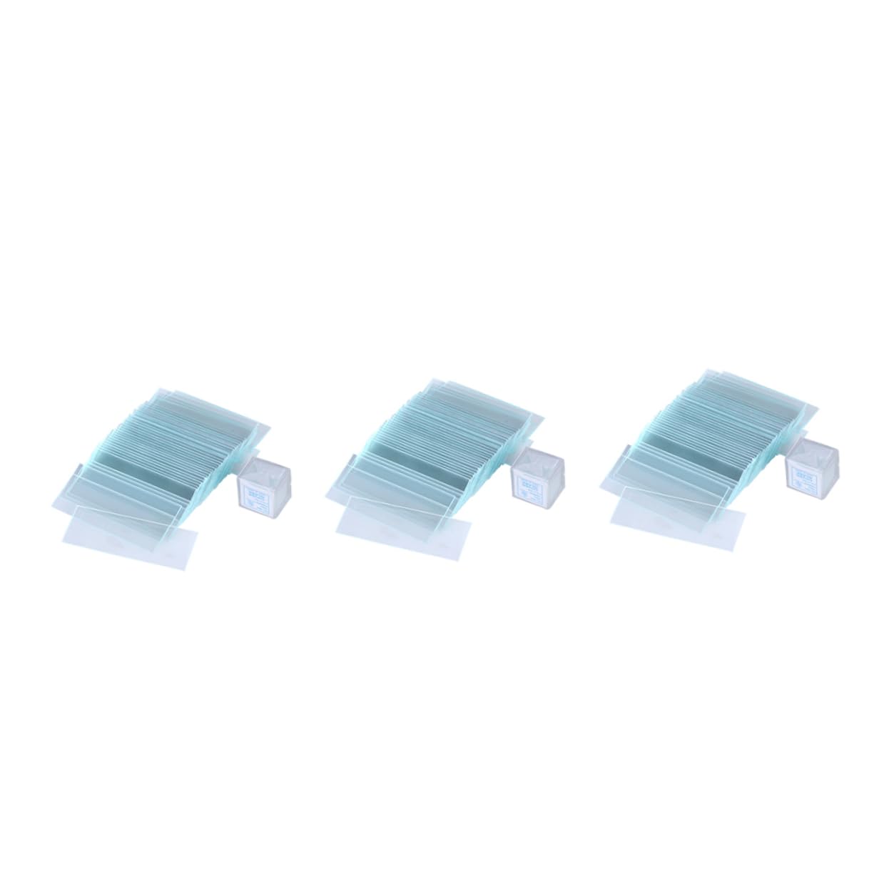 Microscope Slide Kit 450 Pezzi Vetro Pre-cleaned Slide | Slides And Cover Glasses, Blank Coverslip, Decorazioni Scuola, Vetrini Microscopio Preparati per Home-school