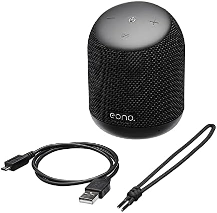 Eono by Amazon - Bluetooth IPX7 Waterproof Speaker with HARMAN Sound Technology, 10 Hours of Playtime, Deep Bass Sound, Siri and Google Compatible, Speakerphone