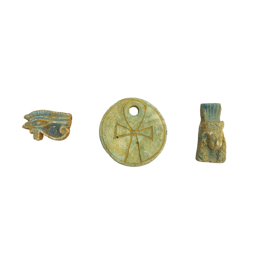 Répliques de l'Égypte Ancienne en faïence : fini les bibelots fragiles avec l'Anj et l'Horus