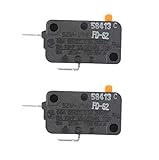 Podoy SZM-V16-FD-62 WB24X830 Microwave Switch for GE WB24X0800 WB24X800 SZM-V16-FA-62 AP2024338 253820 AH237422 EA237422 PS237422 WB24X0800 WB24X0830 WB24X10075 Door Monitor Switch (Pack of 2)