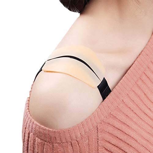 Women's Silicone Bra Strap Pain Relief Cushions Strap (1 Pair)-image-6