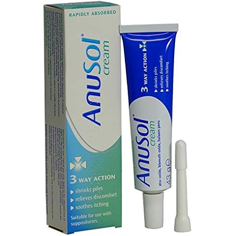 2 x Anusol Haemorrhoids Piles Treatment 43g Cream Cover