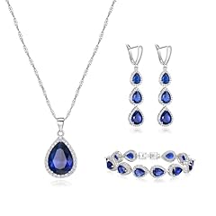Sapphire Silver-Tone