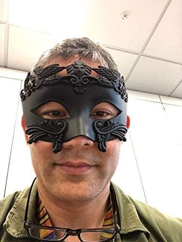 KEFAN Greek Roman Masquerade Mask Halloween Mask Venetian Mardi Gras Mask for Men - Image 3