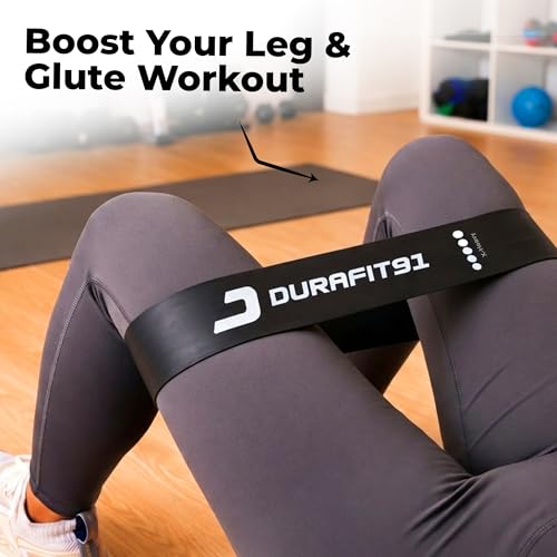 Image of Resistance Bands Set of 3(Medium to Ultra Heavy) Booty Bands for Unisex | Mini Loop Hip Bands for Toning Glute, Leg & Squat Training | Exercise Bands for Gym, Yoga, Pilates, Fitness