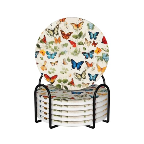 Dessous de verre en céramique pour table basse réutilisables au salon - 2