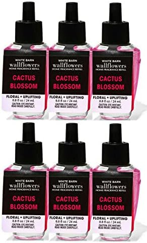Bath and Body Works - Paquete de 6, diseño de flores de cactus (0.8 fl oz  0.8 fl oz) Recambio de fragancia