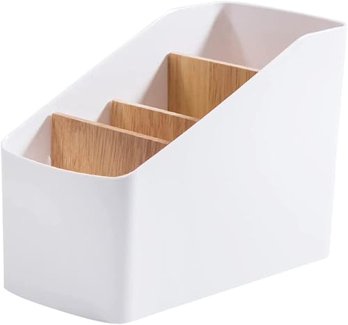 STOBOK Caja de almacenamiento de control remoto, suministros de almacenamiento de oficina, soporte para control remoto, soporte para lápices,