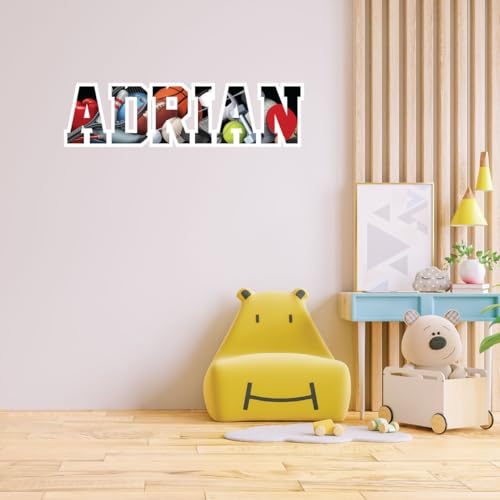Vinilo Decorativo Personalizado Nombre para Pared Infantil