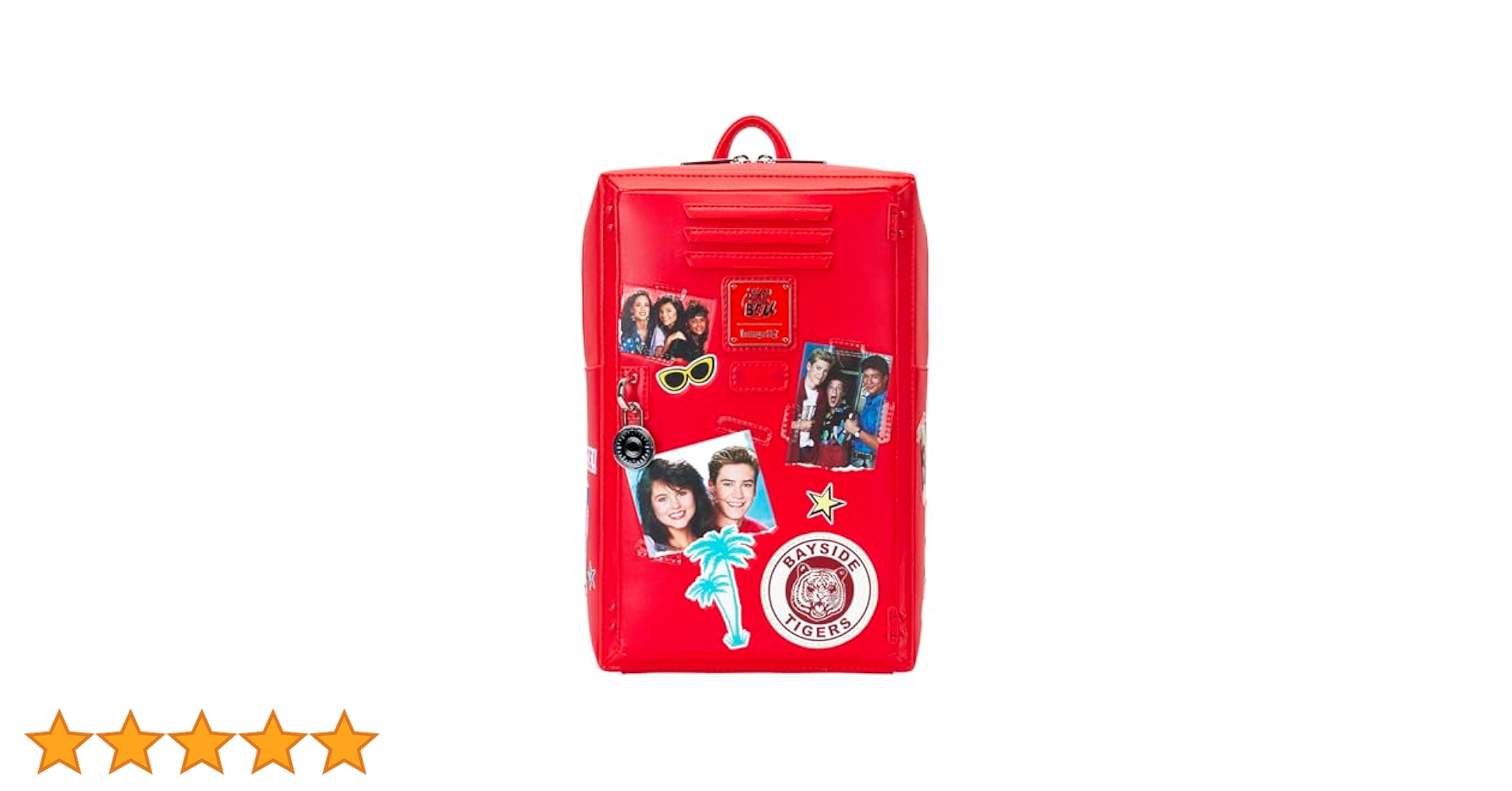 ☆Loungefly☆Saved By The Bell Bayside High Locker Backpack Saved By The Bell Bayside High Locker Figural Mini Backpack