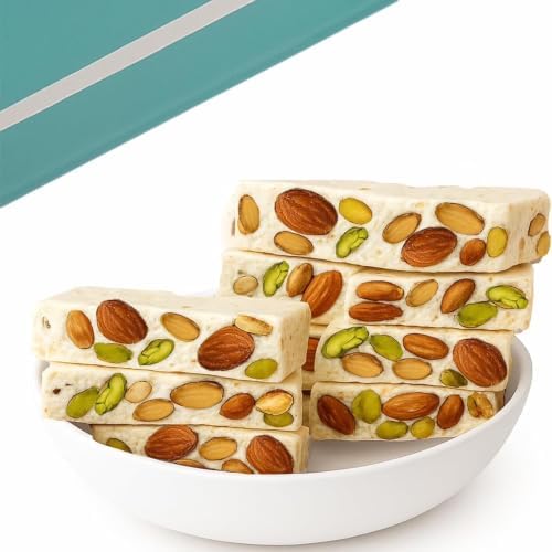 ANDY ANAND CHOCOLATIER Nougat Candy With Nuts, 7 Oz