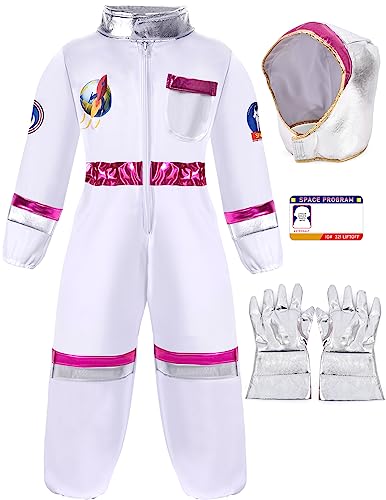 Tacobear Astronaut Kostüm Für Kinder | Laserblauer Raumanzug Mit Helm & Handschuhen, Größen S-XL