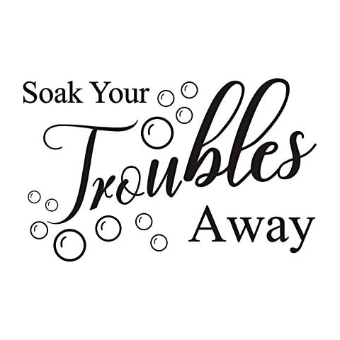 Soak Your Troubles Away Wall Decal Cover