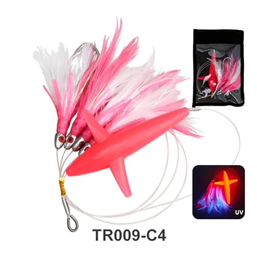 Leurre thon dragging bait avec hameçon acier - 4