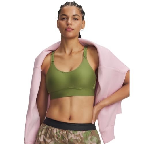 Image of Under Armour Women's Armour Mid Heathered Sports Bra